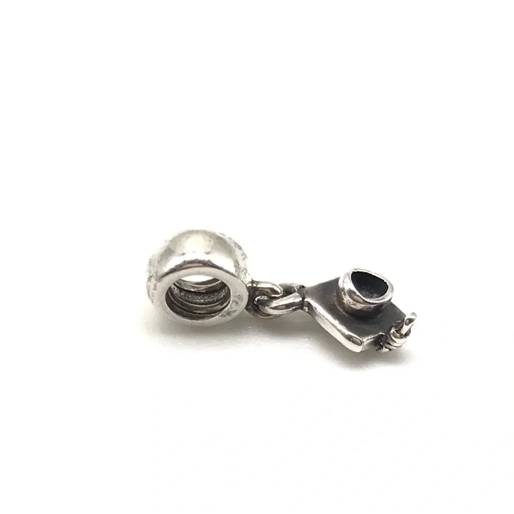 Pandora Retired Graduation Cap Hat Dangle Charm